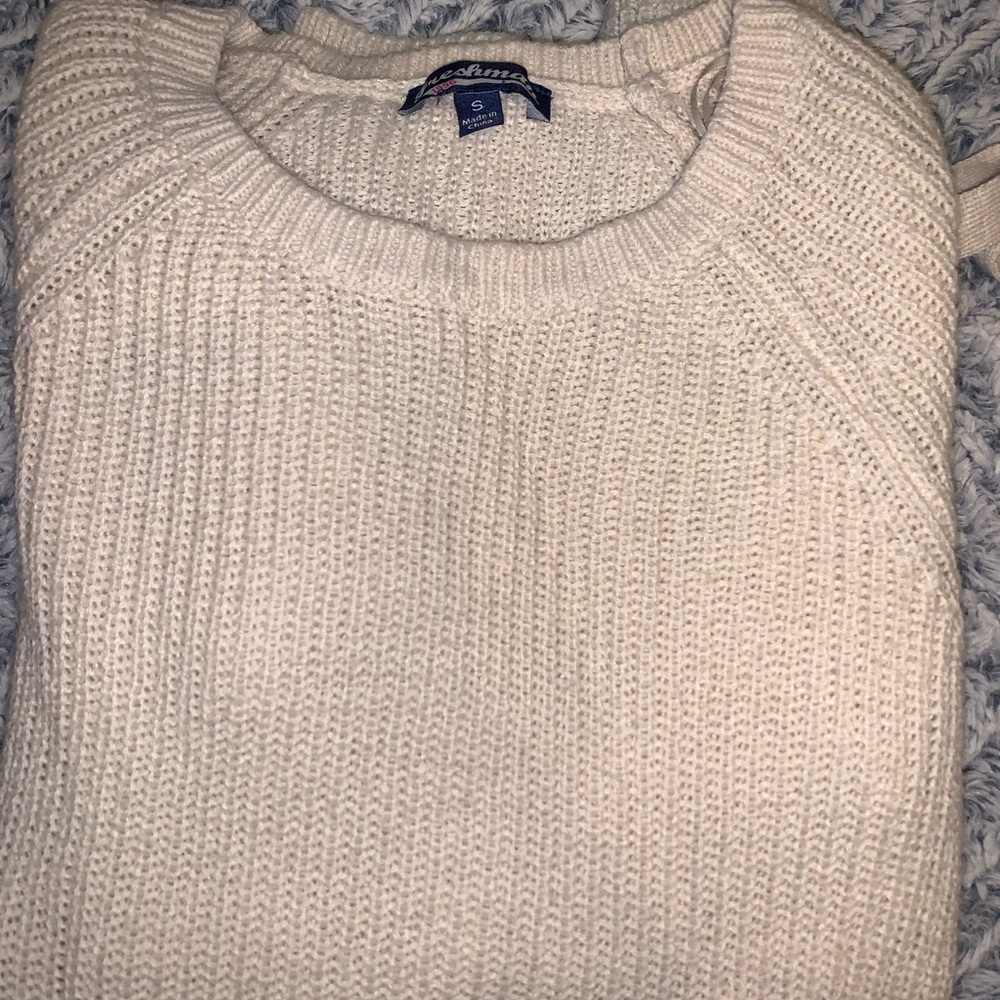 Cream sweater